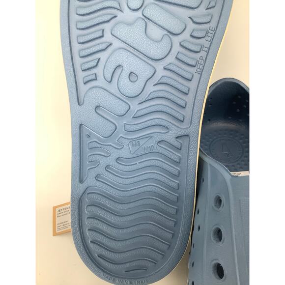 Native Shoes Mens 8 Oasis Blue Jefferson Slip On Sneaker Perforated P2-62 - Picture 8 of 10